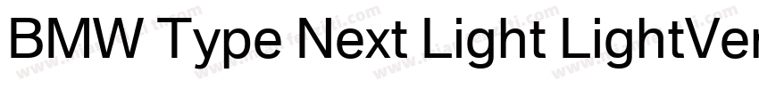 BMW Type Next Light LightVersion 2字体转换
